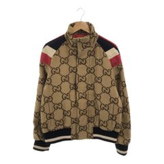 ヴィンテージ GUCCI キャンバス GG カーフレザー バイカーズ