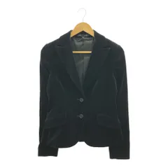 美品 Theory セオリー 5404141 テーラードジャケット 2 綿他 ベルベット ベロア レディース AO2461A4 