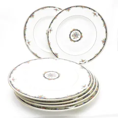 美品 WEDGWOOD ウェッジウッド オズボーン 大皿 6枚 セット 27cmプレート ディナー SO1789E のサムネイル
