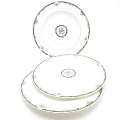 美品 WEDGWOOD ウェッジウッド オズボーン 大皿 3枚 27cmプレート セット ディナー SY10397L のサムネイル