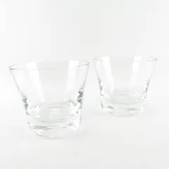 美品 Baccarat バカラ アルファ タンブラー 2点 ペア ロックグラス オールドファッション SU5871C のサムネイル