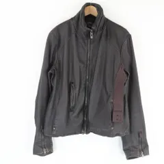 美品 G-STAR RAW ジースターロウ ライダースジャケット L 牛革 ブルゾン 革ジャン メンズ AN1398B4 