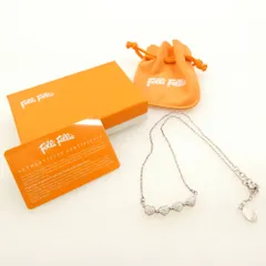 Folli Follie フォリフォリ HEART 4 HEART ピンクゴールド ネックレス クローバー2way ハート アクセサリー レディース AU3120 