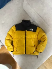 THE NORTH FACE 700 ヌプシ ダウン 黒黄 90サイズ