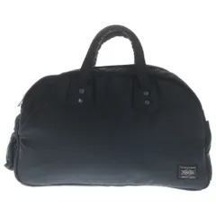 HEAD PORTER (ヘッド ポーター) タンカー ミニボストン ナイロン ハンドバック ブラック/オレンジ