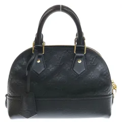 LOUIS VUITTON (ルイヴィトン) モノグラムアンプラント アルマBB ハンドバッグ 2way ショルダーバッグ ブラックレザー RFID M44829