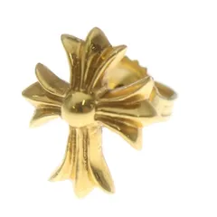 CHROME HEARTS (クロムハーツ) 22K No2 CH PLS CHプラス スタッドピアス ゴールド BCA022