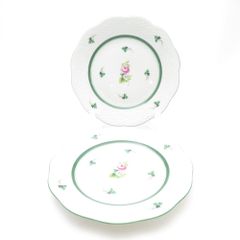 新品ロイヤルコペンハーゲン グリーンフルーテッド プレイン 25cm 2枚