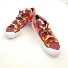 NIKE ナイキ DM7901-600 KAWS × sacai × Nike Blazer Low Team Red スニーカー 24.5cm レディース AM6799 