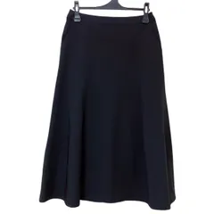 z1710 HIROKO BIS ヒロコビス　フレアスカート　ロング　黒　ブラック　レディース　9 無地　フォーマル