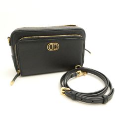 極美品【DIOR】カロ ダブルポーチ 2way ショルダーバッグ 黒 ギャラ 