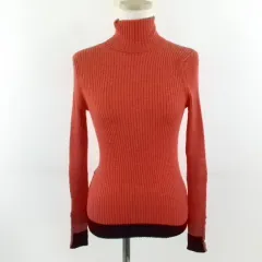 クミキョク 組曲 KUMIKYOKU ニット セーター 長袖 タートルネック オレンジ 2 *T248