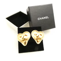 美品 CHANEL シャネル 95P 両耳イヤリング 2点 ココマーク ヴィンテージ レア 希少 ハート イヤーカフ レディース AY6908W1 