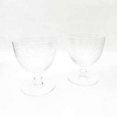 極美品】バカラ ローハン ペアグラス ワイン リキュール ゴブレット 箱 