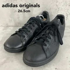 adidas アディダス スタンスミス STAN SMITH FX5499 オールブラック 黒 レザー 26.5cm 8.5 本革 定番 人気 スニーカー シューズ メンズ  ローカット ★ ■■