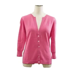 ポールスミス Paul Smith BLACK ニット カーディガン Mサイズ ピンク レディース F-S3399