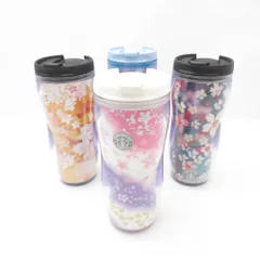 美品 STARBUCKS スターバックス SAKURA タンブラー 4点 セット スタバ 350ml SC8757B4 