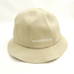 美品 1PIU1UGUALE3 ウノピュウノウグァーレトレ LADIES' 113 GOLF METRO HAT(GSG014) メトロハット FREE ポリエステル100％ バケット 帽子 ロゴ 小物 ゴルフ スポーツ レディース AU3305 