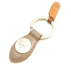 IL BISONTE イルビゾンテ キーリング レザー TORTORA グレージュ アクセサリー 服飾小物 兼用 AU3334 