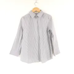 美品 DES PRES デプレ 22-01-04-01701 シャツ 1 コットン他 七分袖 ストライプ レディース AY6708A73 のサムネイル