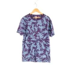 美品 Onitsuka Tiger オニツカタイガー Tシャツ M 綿100％ 総柄 メンズ AO3189A72 