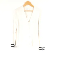 美品 23区 カーディガン 38 Mサイズ相当 綿他 長袖 レディース AO3163A28 