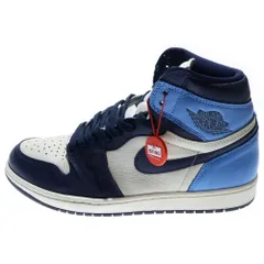 NIKE (ナイキ) AIR JORDAN1 RETRO HIGH OG OBSIDIAN UNIVERSITY BLUE エアジョーダン1 レトロ ハイカットスニーカー オブシディアン ブルー US10.5/28.5cm 555088-140