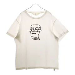 A.P.C (アーペーセー) ×BRAIN DEAD ブレインデッド フロントプリント半袖Tシャツ カットソー ホワイト