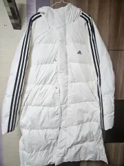 アディダス ダウンジャケット ロング丈 3s 白 (XXL)
