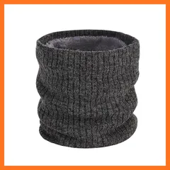 【新品】 [SOREIYU] ネックウォーマー ネックガード スヌード メンズ 防寒 ニット 厚手 裏起毛 暖かい ソフト 大きいサイズ レディース 男女兼用 ストール マフラー 裏ボア 秋冬用 防風 寒い日 ストレッチ性 柔らかい ゆるい カジュアル(ダ 1