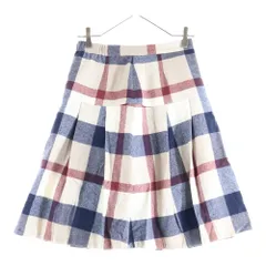 BLUE LABEL CRESTBRIDGE (ブルーレーベルクレストブリッジ) チェックデザイン ウールミニスカート マルチ レディース 55S07-858-42