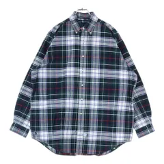 POLO RALPH LAUREN (ポロラルフローレン) PLAID LONG SLEEVE SHIRT チェック柄 長袖シャツ グリーン/ホワイト