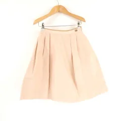 美品 DAISYLIN デイジーリン 31256 シルクグログランスカート 38 絹 シルク100％ ひざ丈 レディース AY6596A18 