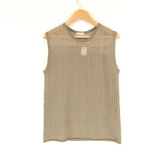 美品 DRESSTERIOR ドレステリア ノースリーブニット 36 ポリエステル 他 サマーニット トップス レディース AM7167A67 