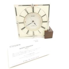 CITIZEN シチズン マリアージュ706 電波置き時計 4RY706 木台付 - メルカリ
