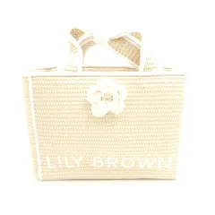 未使用 Lily Brown リリーブラウン MARY QUANTコラボ LWGB254303 バッグ ハンドバック ショルダー カゴバック レディース AD1044 