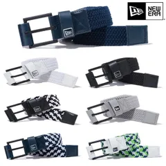 ニューエラ NEW ERA ベルト ストレッチウィーブ ストレッチ ゴルフ アウトドア カジュアル ファッション ホワイト ブラック ネイビー グレー