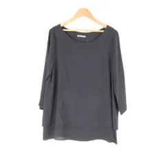 美品 theory luxe セオリー 4308259 Pearl Twill Aruan レイヤ―ドブラウス 40 M相当 トリアセテート他 長袖 トップス レディース AO3112A24 