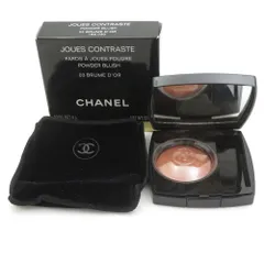 美品 CHANEL シャネル ジュ コントゥラスト チークカラー 4g 03 ブリュムドール 残量多 BY10770G