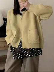 トップス ニットアウター カーディガン レデース フード付き 長袖 ニットパーカー 大きいサイズ 寒さ対策 春秋冬