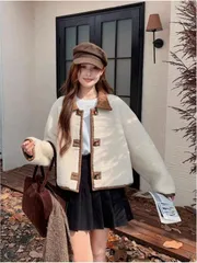 ムートンコート レディース 裏起毛 バイクジャケット 冬服 革ジャン ショート丈 着痩せ ライダースジャケット アウター フリースジャケット