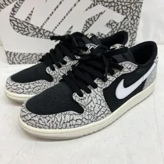 ナイキ AIR JORDAN 1 RETRO LOW OG エアジョーダン ロー ブラックセメント CZ0790-001 メンズ 28.0cm ISItems【USED】【古着】【中古】50150003