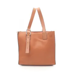 ロエベ LOEWE トートバッグ BUCKLE ZIP TOTE バックルジッパー B692K99X03 ブラウン レザー バックル ジップ トート メンズ Used Aのサムネイル
