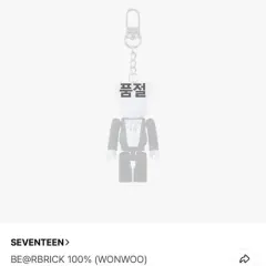 SEVENTEEN(セブンティーン・セブチ) ウォヌ(WONWOO) スングァン(SEUNGKWAN) BE@RBRICK(ベアブリック) キーホルダー 100% まとめ売り