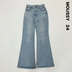 MOUSSY マウジー☆MVS L/BLU FLARE フレアデニム 24インチ ライトブルー