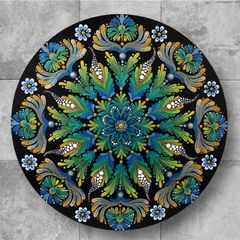 マンダラ 木製壁掛けインテリア/ハンドメイド - メルカリ