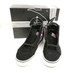 美品 VANS ヴァンズ Disney TIM BURTON'S THE NIGHTMARE BEFORE CHRISTMAS スニーカー 24.0cm VN0A4BV6T35 Sk8-Hi レディース AY7594 