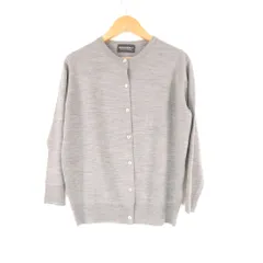 美品 JOHN SMEDLEY ジョンスメドレー ニット カーディガン S ウール100％ 長袖 レディース AY7641A70 