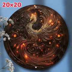 不死鳥 フェニックス ウェルカムボード　プレート 壁飾り 幸運 インテリア雑貨