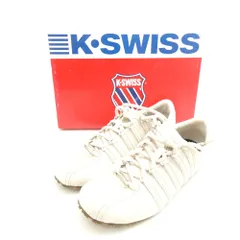 美品 K-SWISS ケースイス 91062051 LOW ローカットスニーカー 23.5cm レザー スプリンググリーン スエード シューズ 靴 レディース AU3797 のサムネイル